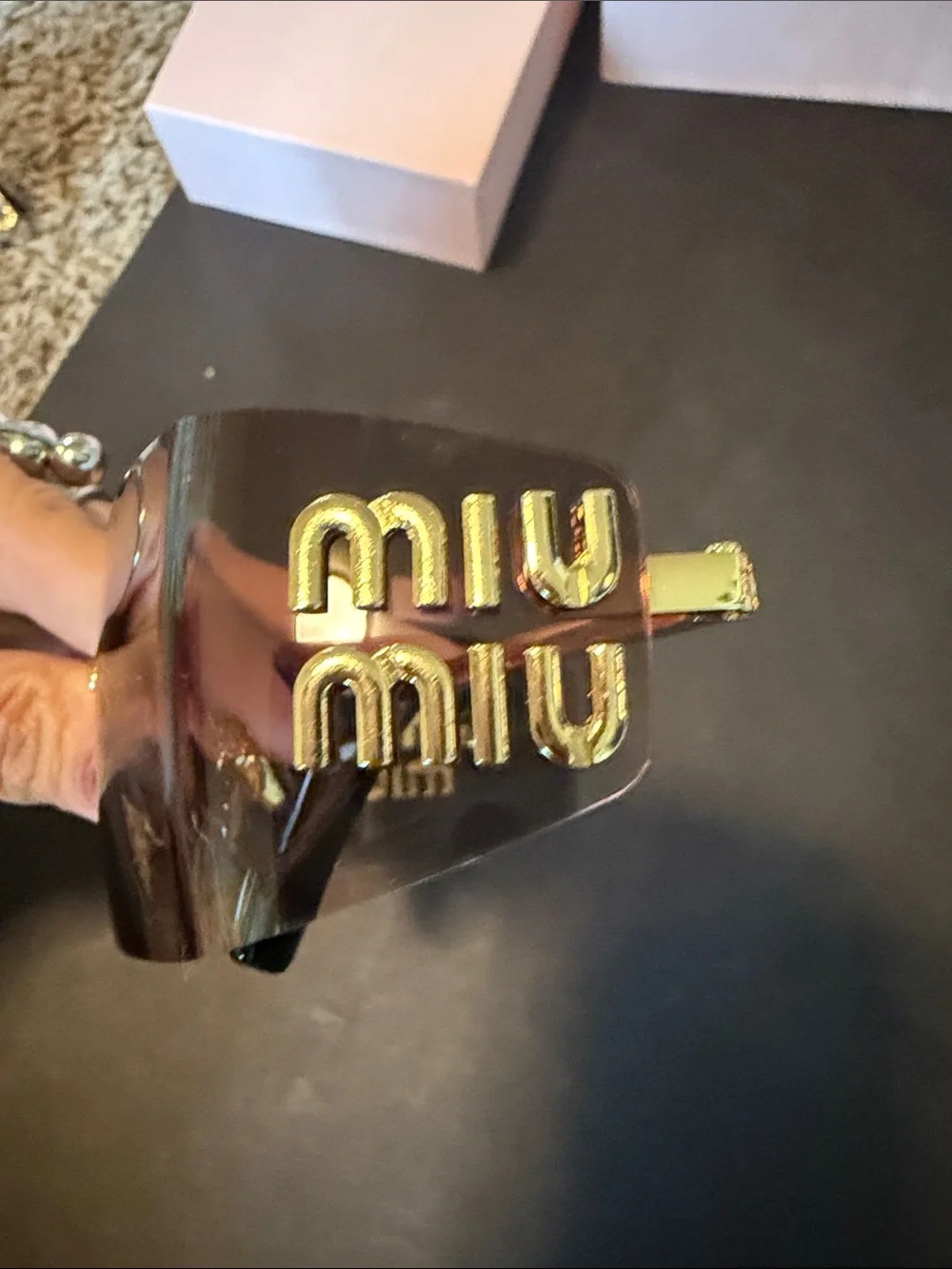 Miu Miu rimless miu